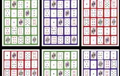 Printable Pokeno Card Game 100 Unique