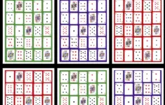 Printable Pokeno Card Game 100 Unique