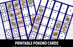 Printable Pokeno Cards 30 Unique
