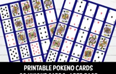 Printable Pokeno Cards 30 Unique