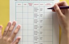 Printable Poop Diary Bristol Stool Chart