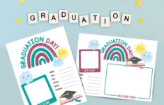 Printable Preschool Graduation Keepsake