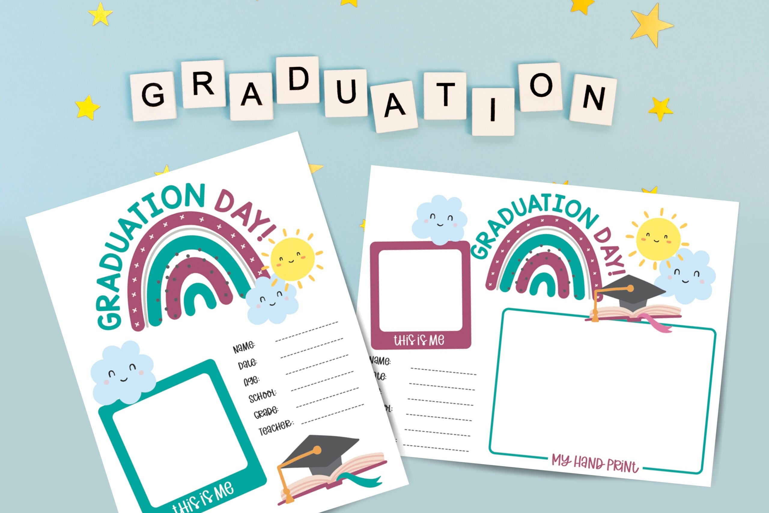 free preschool graduation printables