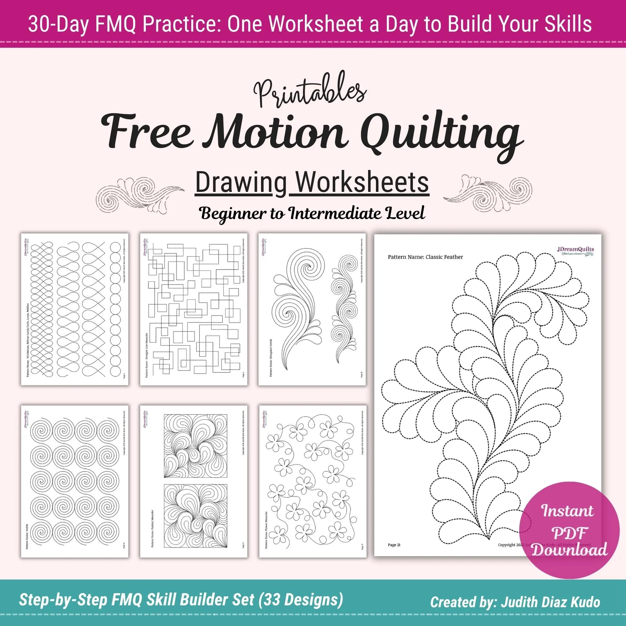 free printable quilting stencil patterns