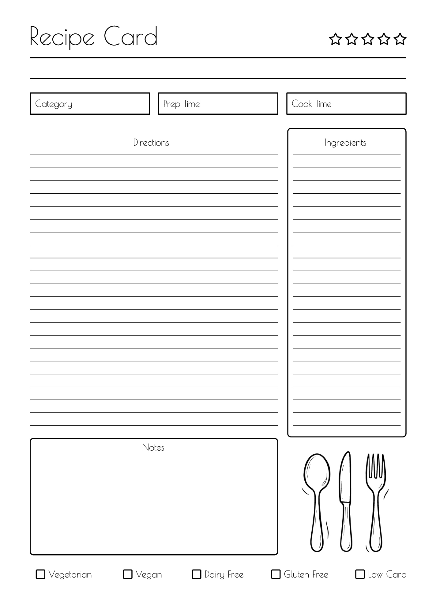 Printable Recipe Free Google Docs Template Printable Recipe Free Google Docs Template