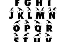 Printable Santa Bubble Letters