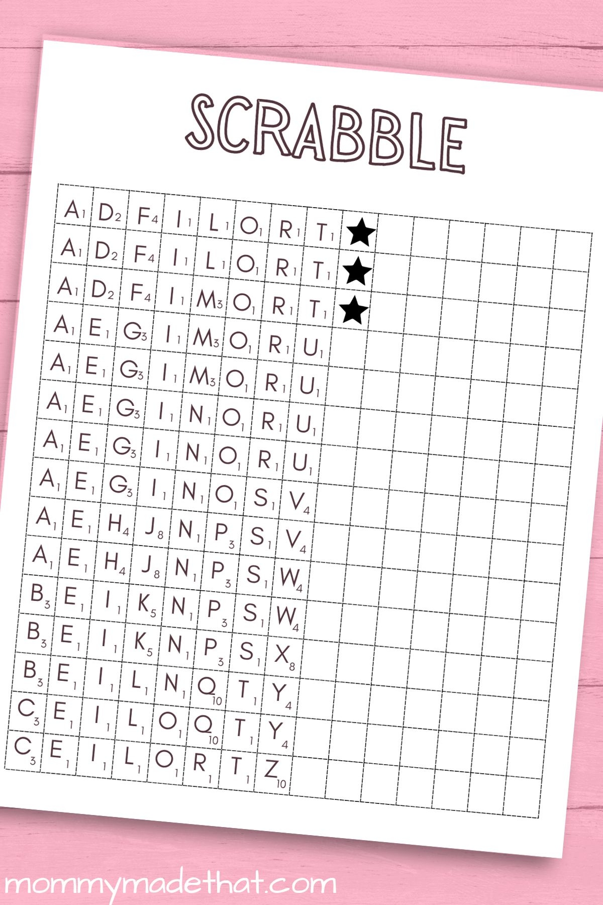 Printable Scrabble Board Grab The Free Game Printable Scrabble Board Grab The Free Game