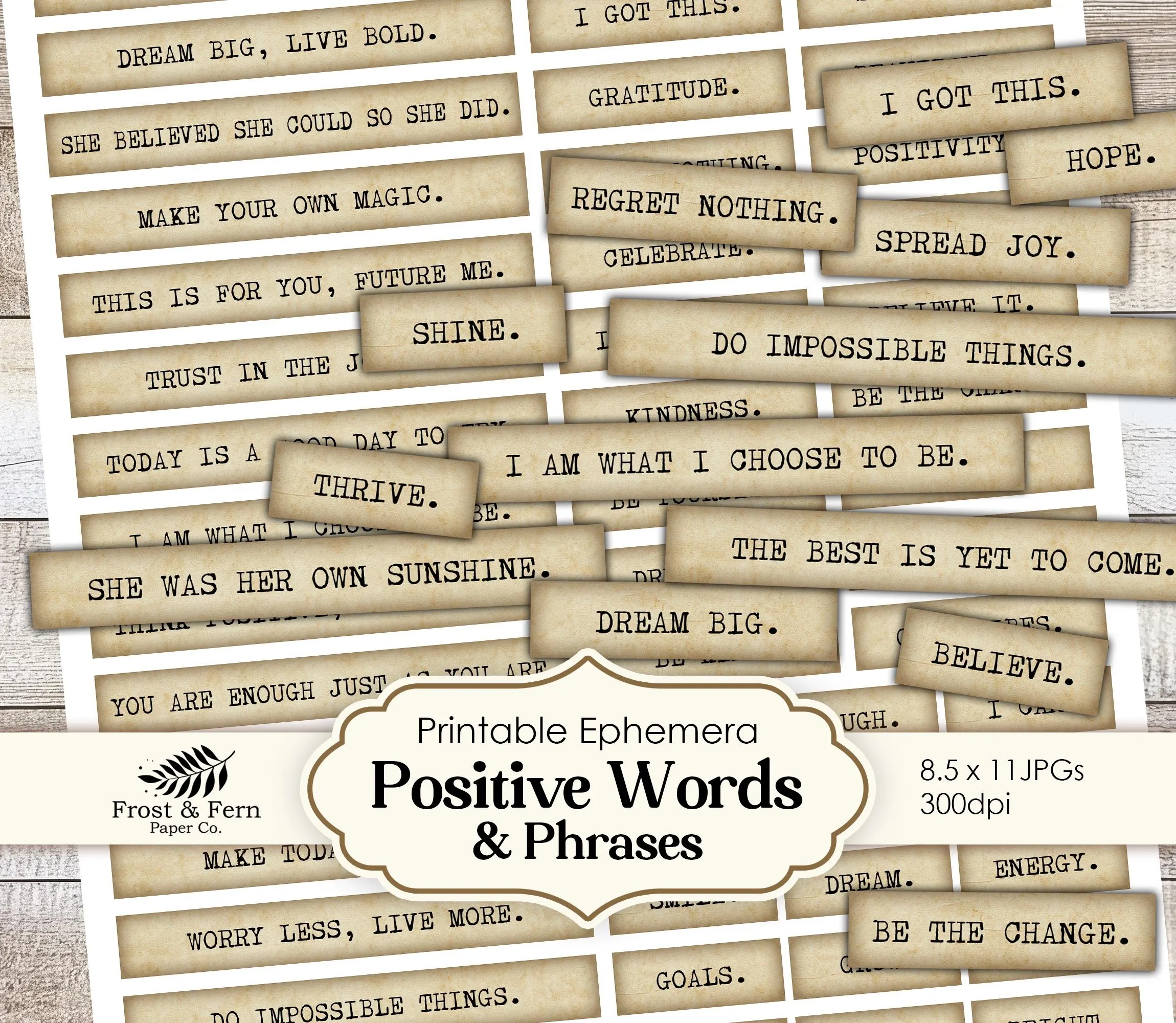 Printable Scrapbook Words And Phrases