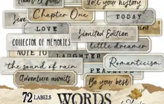 Printable Scrapbook Words And Phrases