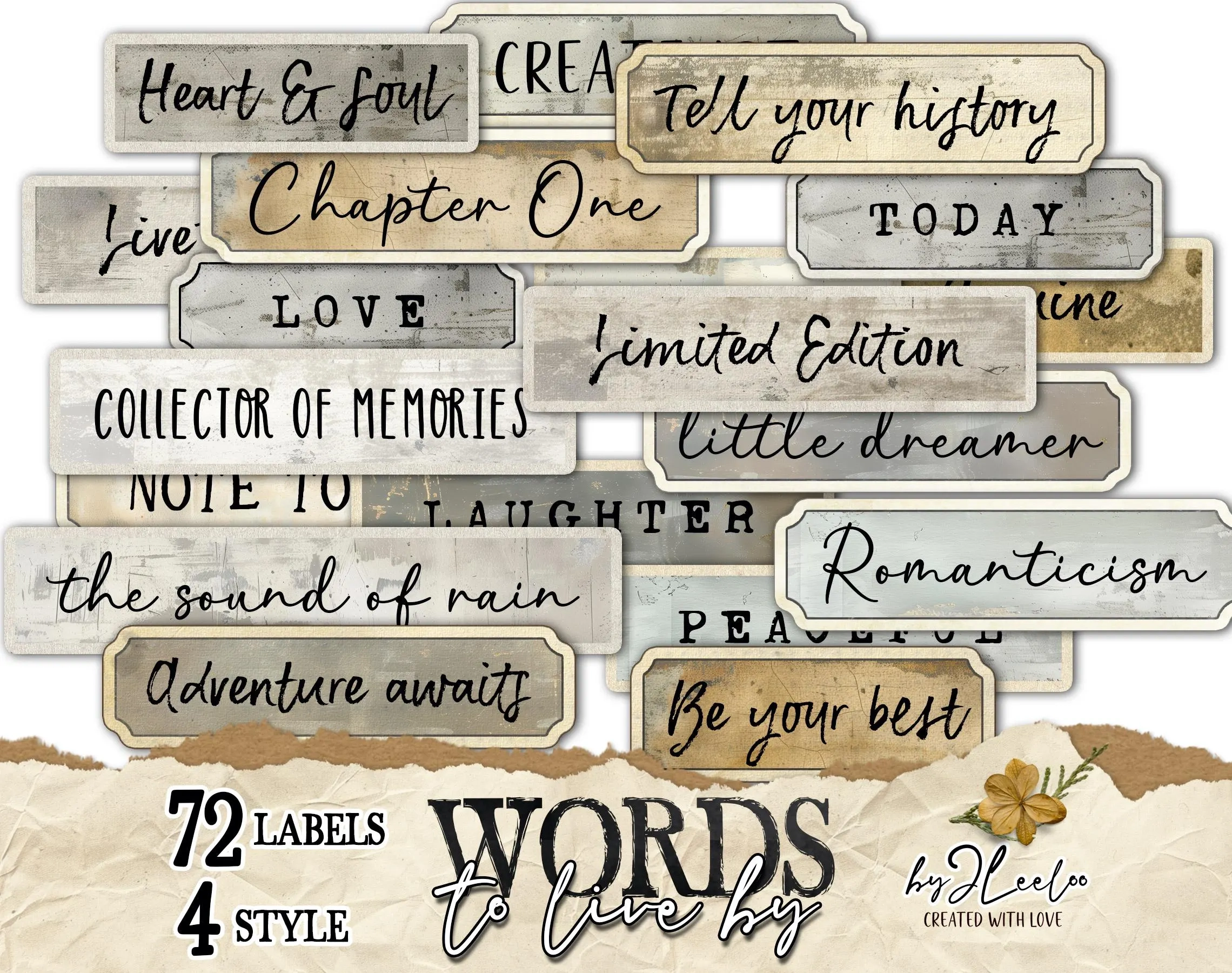 Printable Scrapbook Words And Phrases