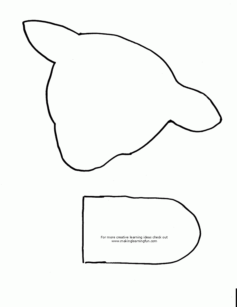 printable sheep ears template