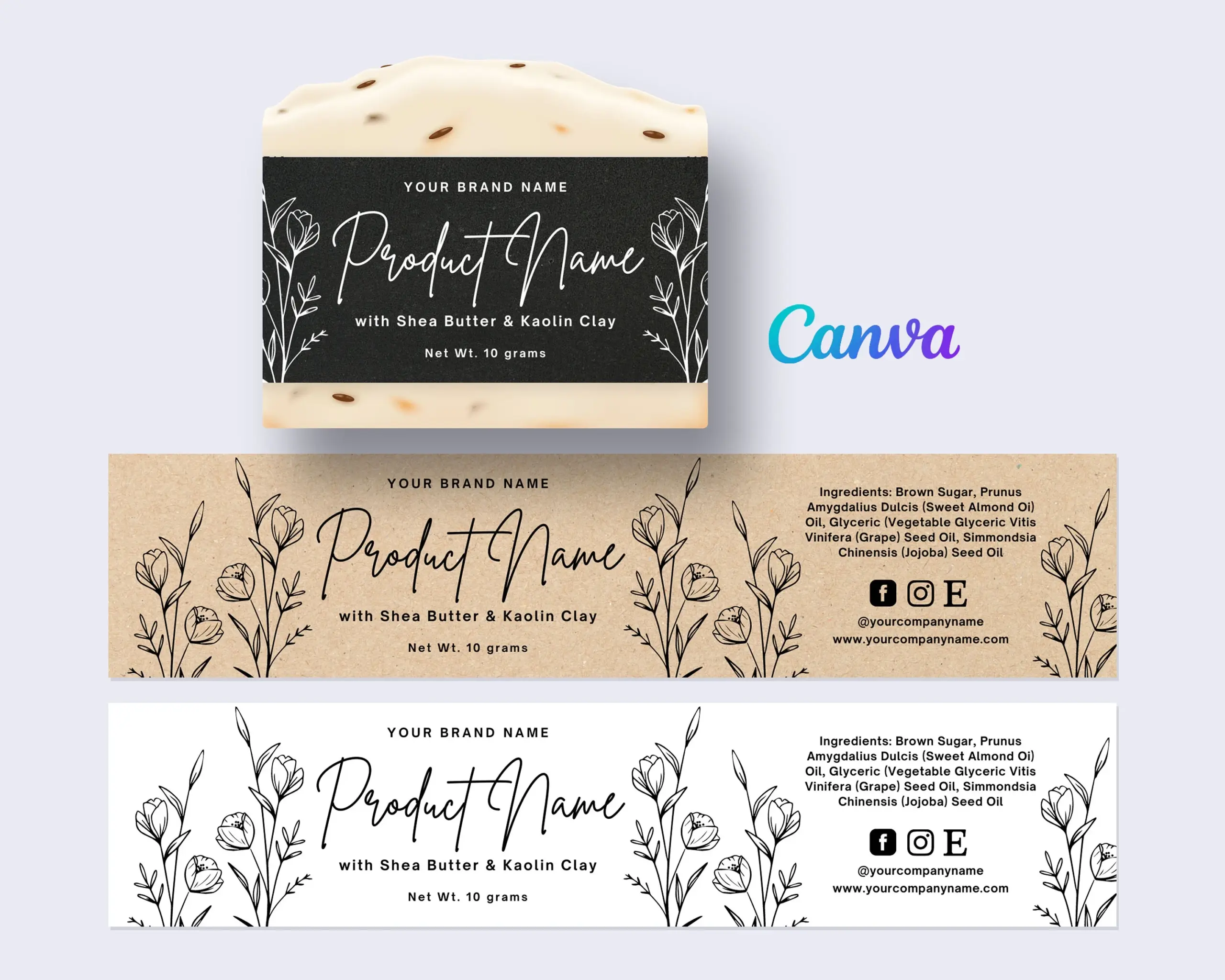 free soap label templates