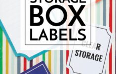 Printable Storage Box Labels