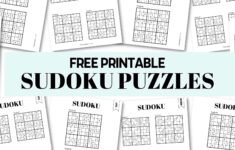 Printable Sudoku