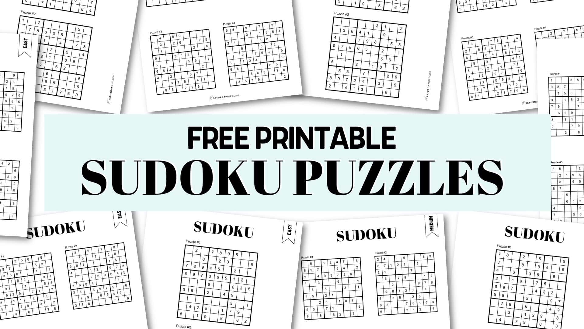 Printable Sudoku Printable Sudoku