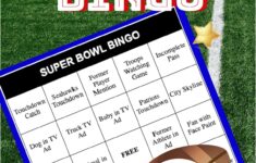 Printable Super Bowl Bingo Cards