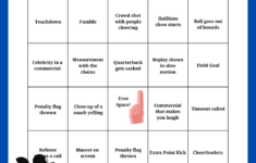 Printable Super Bowl Bingo Family Game Day Activity