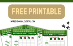 Printable Super Bowl Games