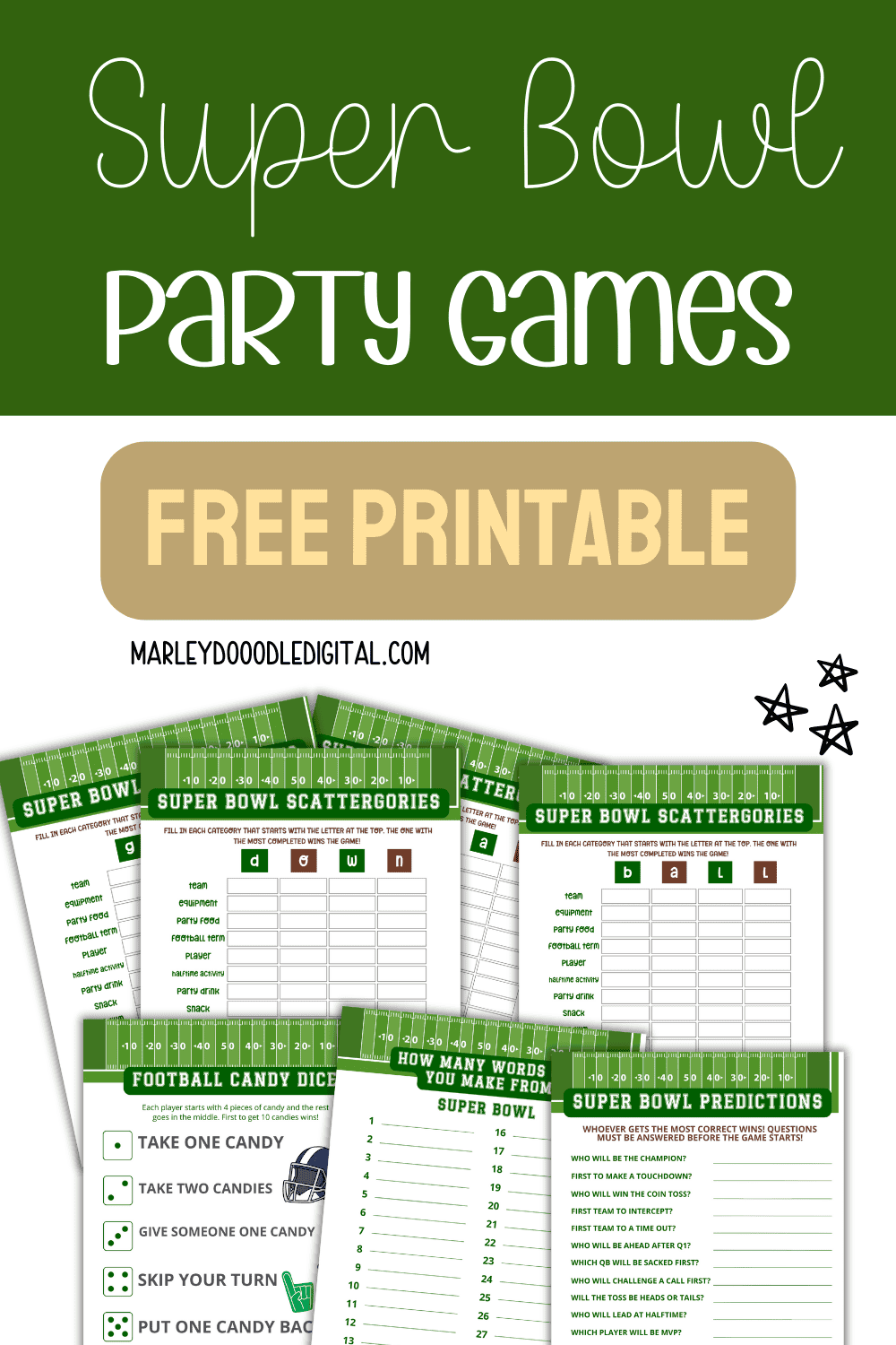 Printable Super Bowl Games