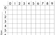 Printable Super Bowl Squares Template
