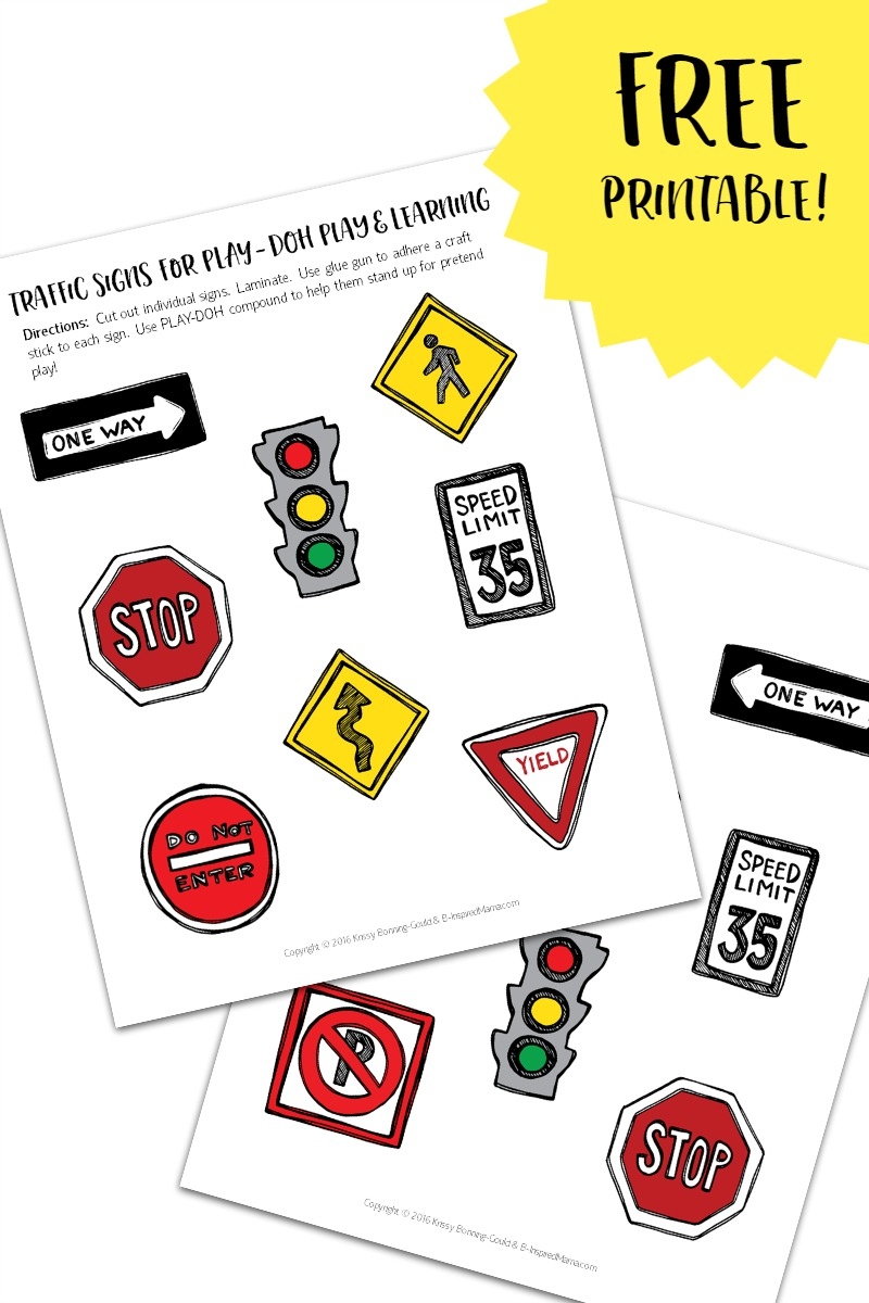 Printable Traffic Signs Play Doh Printable Traffic Signs Play Doh