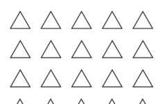 Printable Triangle Template