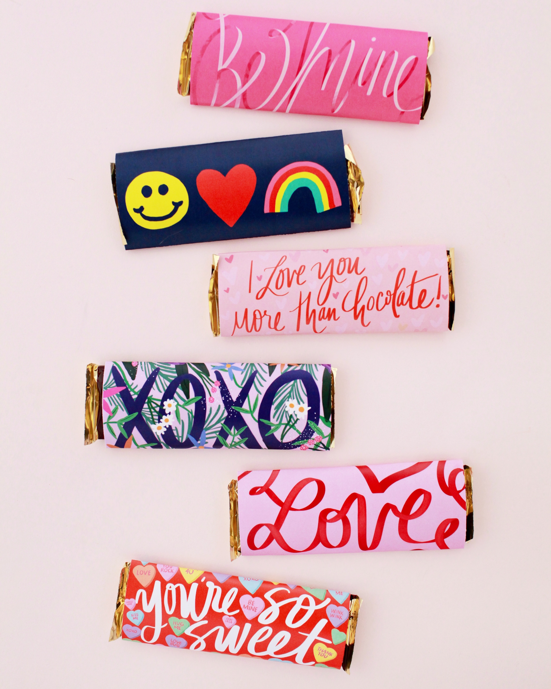 Printable Valentines Day Candy Wrappers