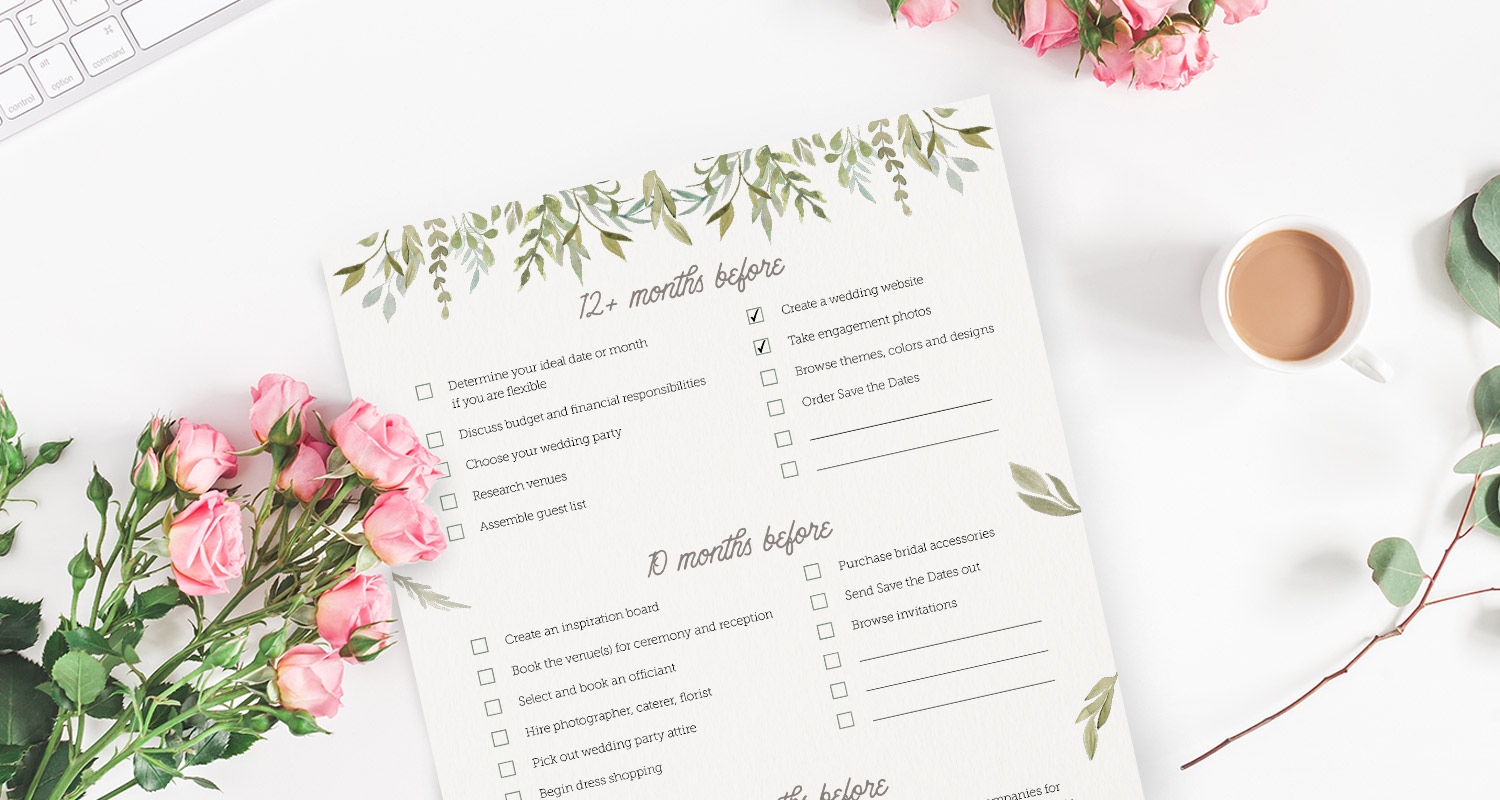 Printable Wedding Planner
