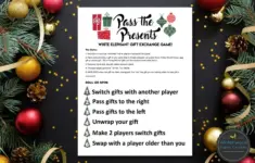Printable White Elephant Gift Exchange