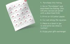 Printable White Elephant Gift Exchange