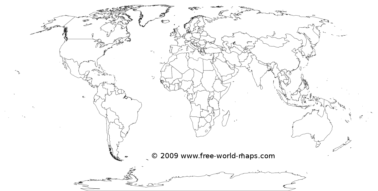 Printable White Transparent Political Blank World Map C3 Printable White Transparent Political Blank World Map C3