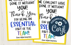 Printableeditable Employee Appreciation