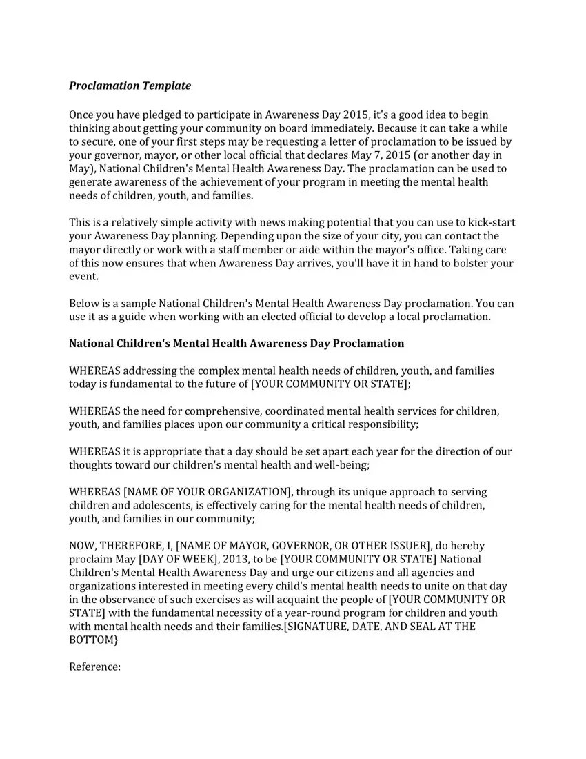 proclamation templates free proclamation templates free