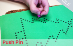 Push Pin Christmas Tree Activity Free Printable