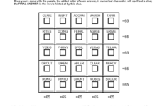 Puzzle 93 Anagram Magic Square 2 Adding