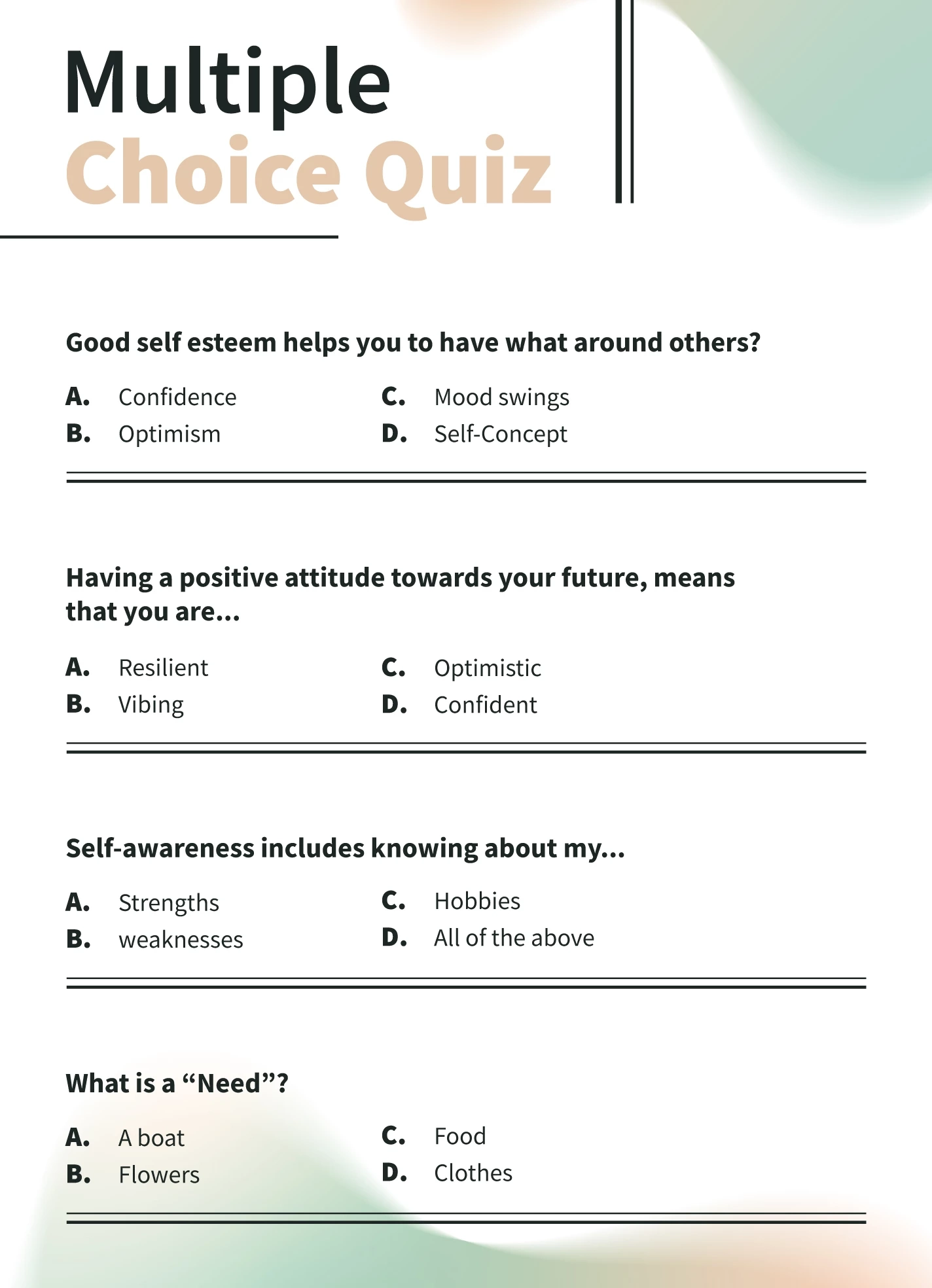 free printable table top quizzes free printable table top quizzes