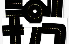 Race Car Track Printable Race Car
