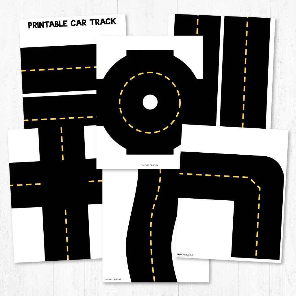 Race Car Track Printable Race Car Race Car Track Printable Race Car
