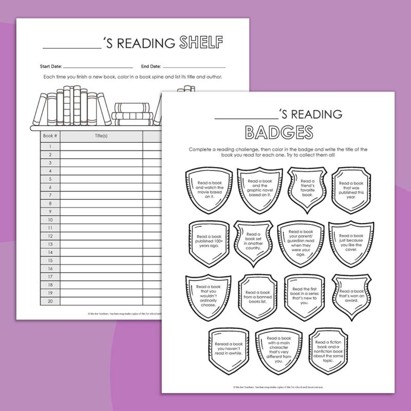 Reading Log Printable Bundle