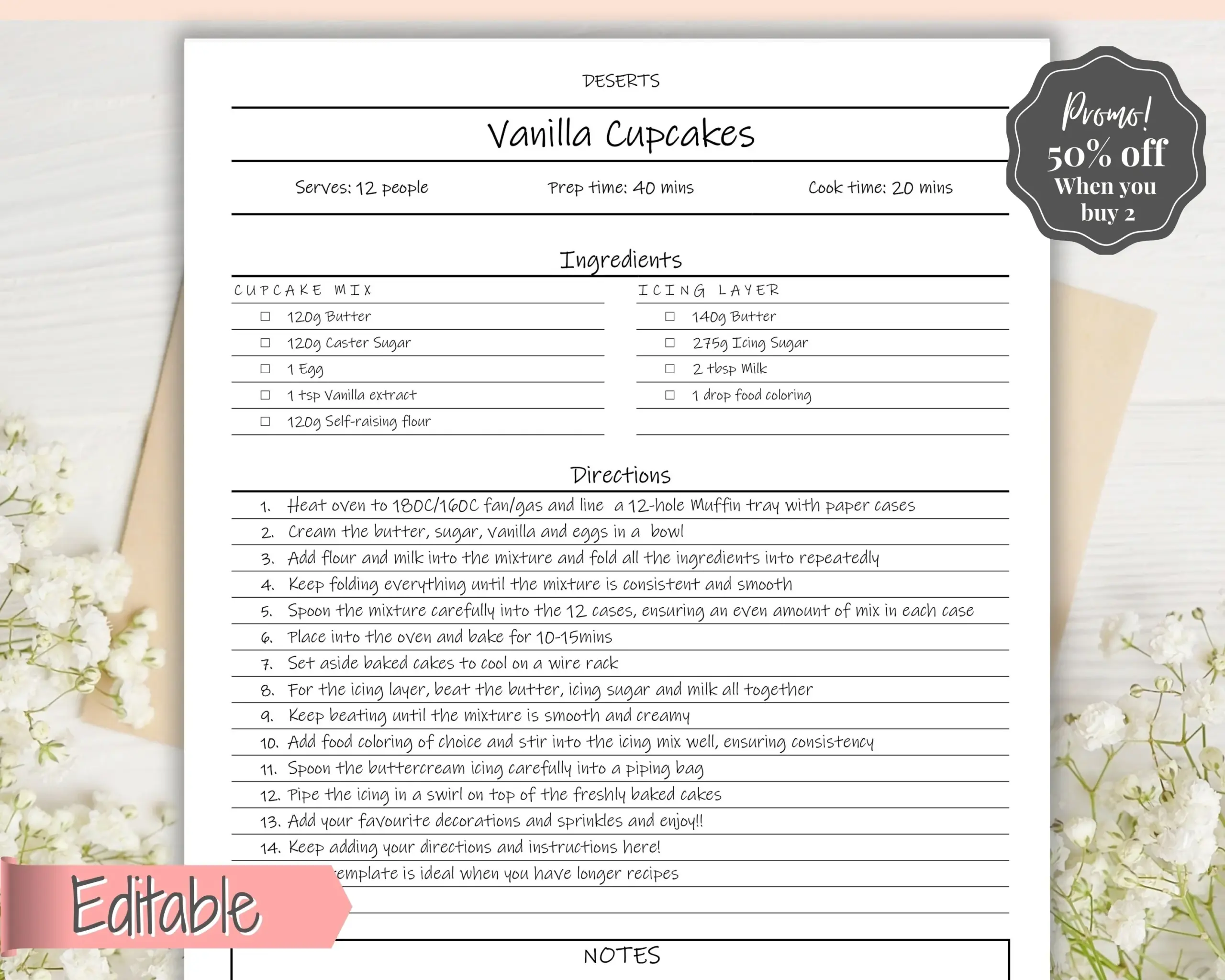 Recipe Sheet Template Nophotosplit Inkfree Recipe Sheet Template Nophotosplit Inkfree