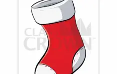 Red Christmas Stocking Classic Design