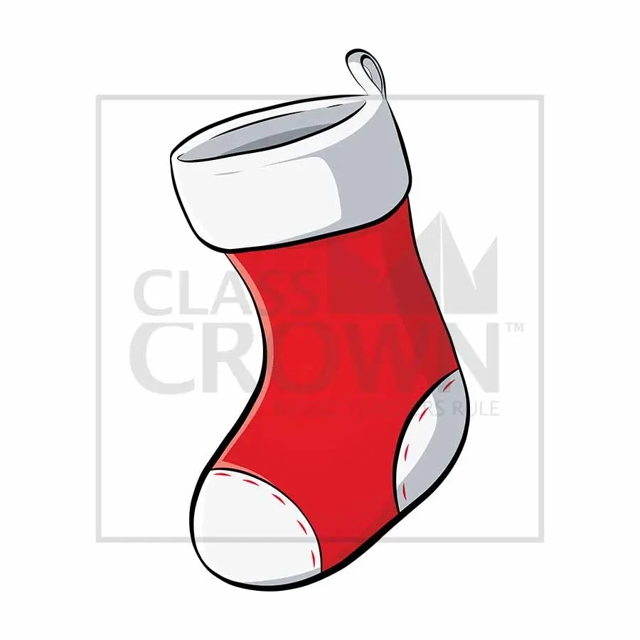 Red Christmas Stocking Classic Design Red Christmas Stocking Classic Design