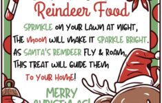 Reindeer Food Printable
