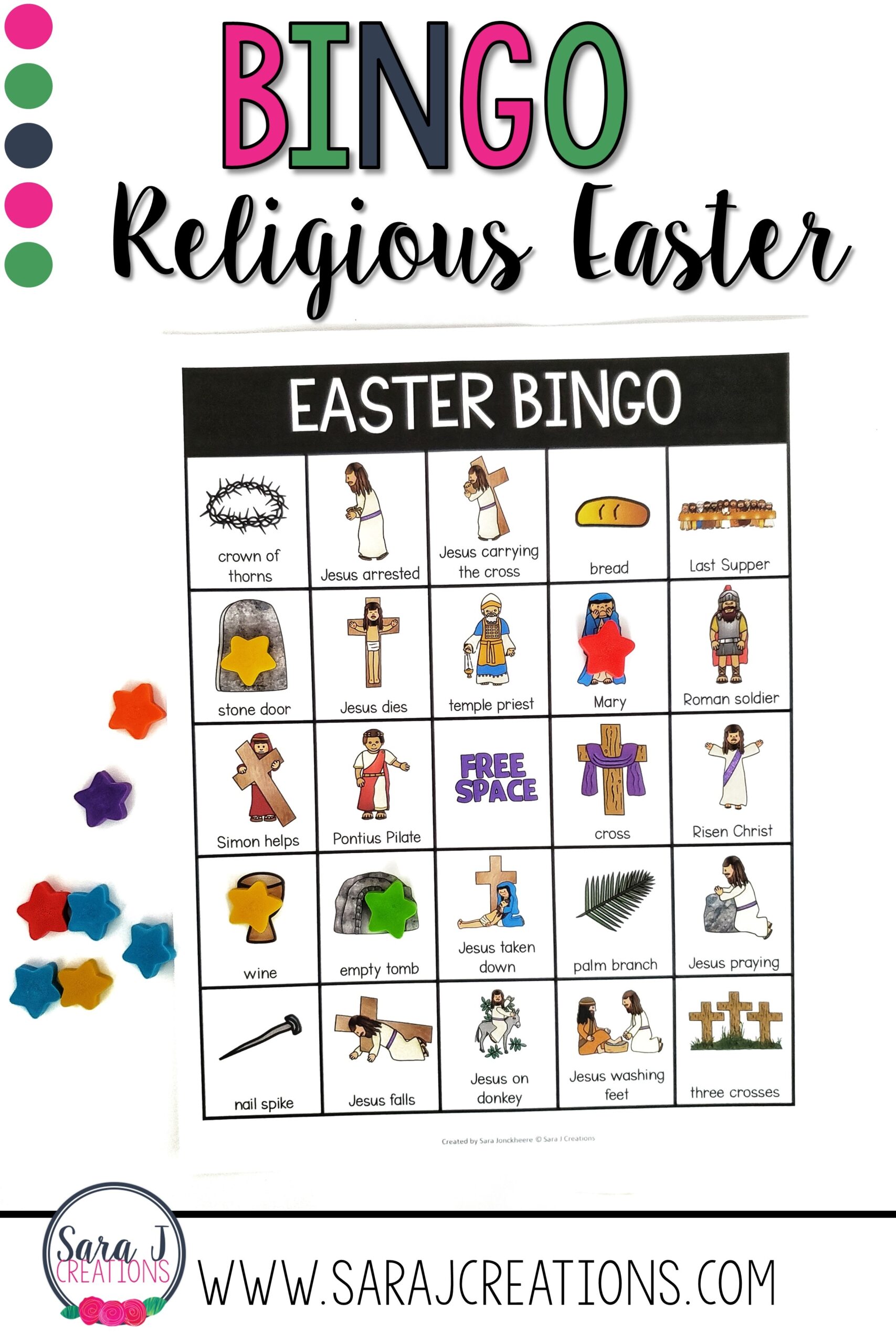 Religious Easter Bingo Religious Easter Bingo