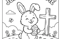 Religious Easter Coloring Pages