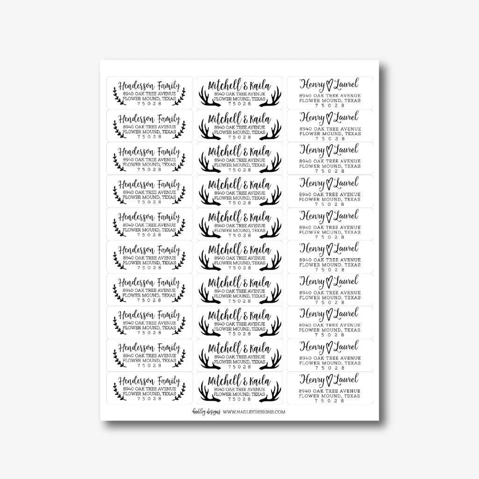 Return Address Labels Templates Return Address Labels Templates