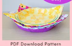 Reversible Pie Plate Cozy Printable