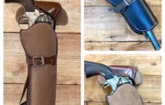 Revolver Holster Pattern Set Cross Draw