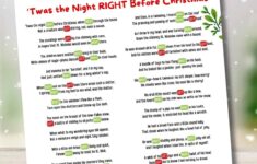 Right Left Christmas Game