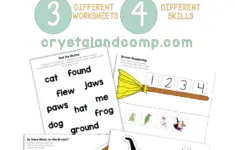 Room On The Broom Printables For Preschoolers